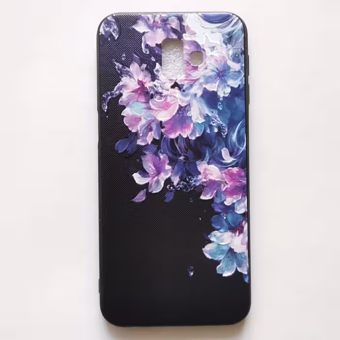قاب طرحدار  گل گوشی سامسونگ J6 plus 