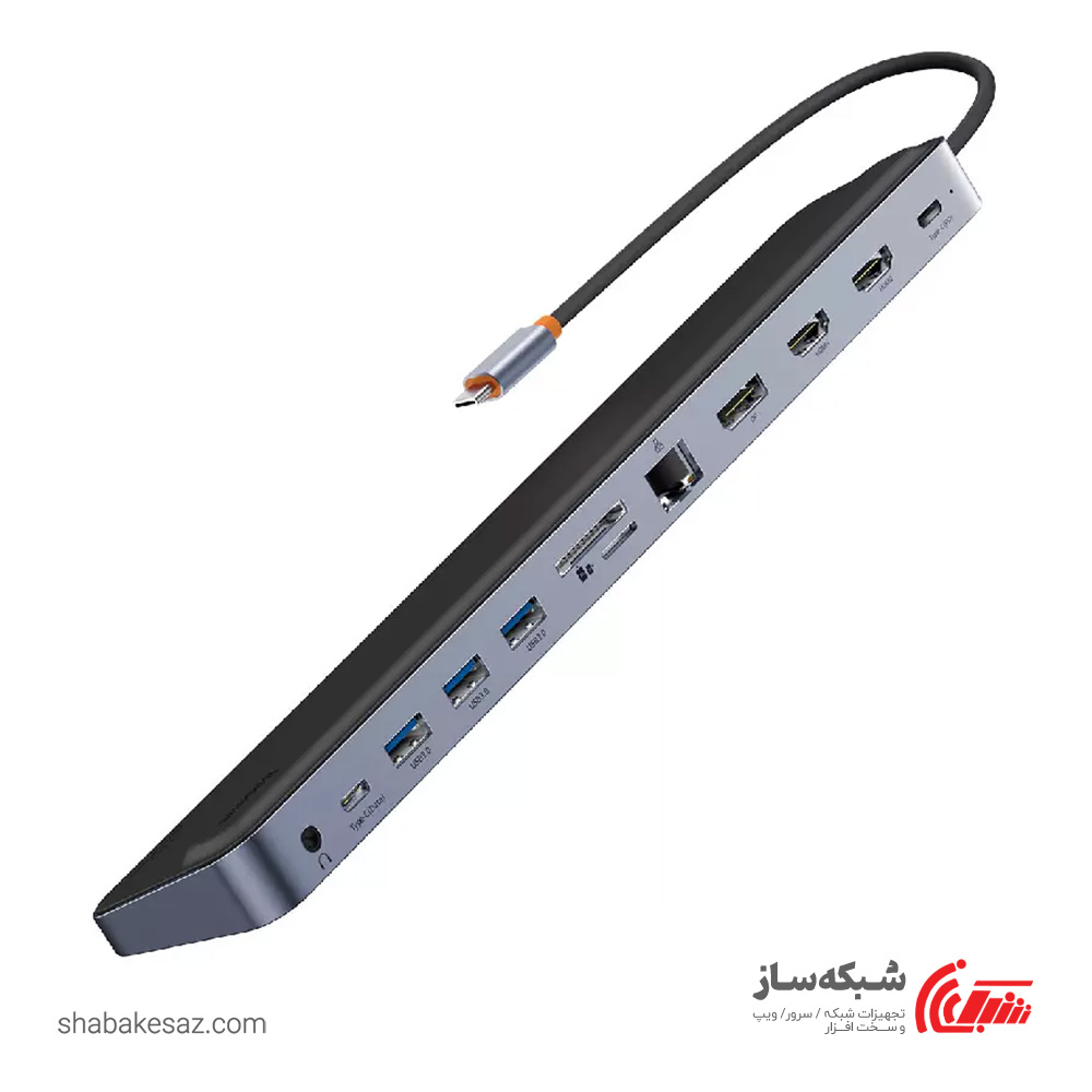 قیمت و خرید هاب Type C باسئوس Baseus EliteJoy12 - شبکه ساز