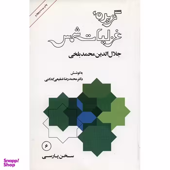 کتاب گزیده غزلیات شمس - مولانا جلال الدین محمد بلخی نشر امیر کبیر