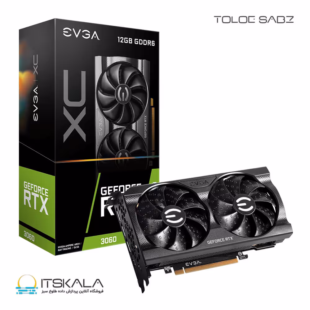 کارت گرافیک EVGA GeForce RTX 3060 XC GAMING 12GB | ITSKALA