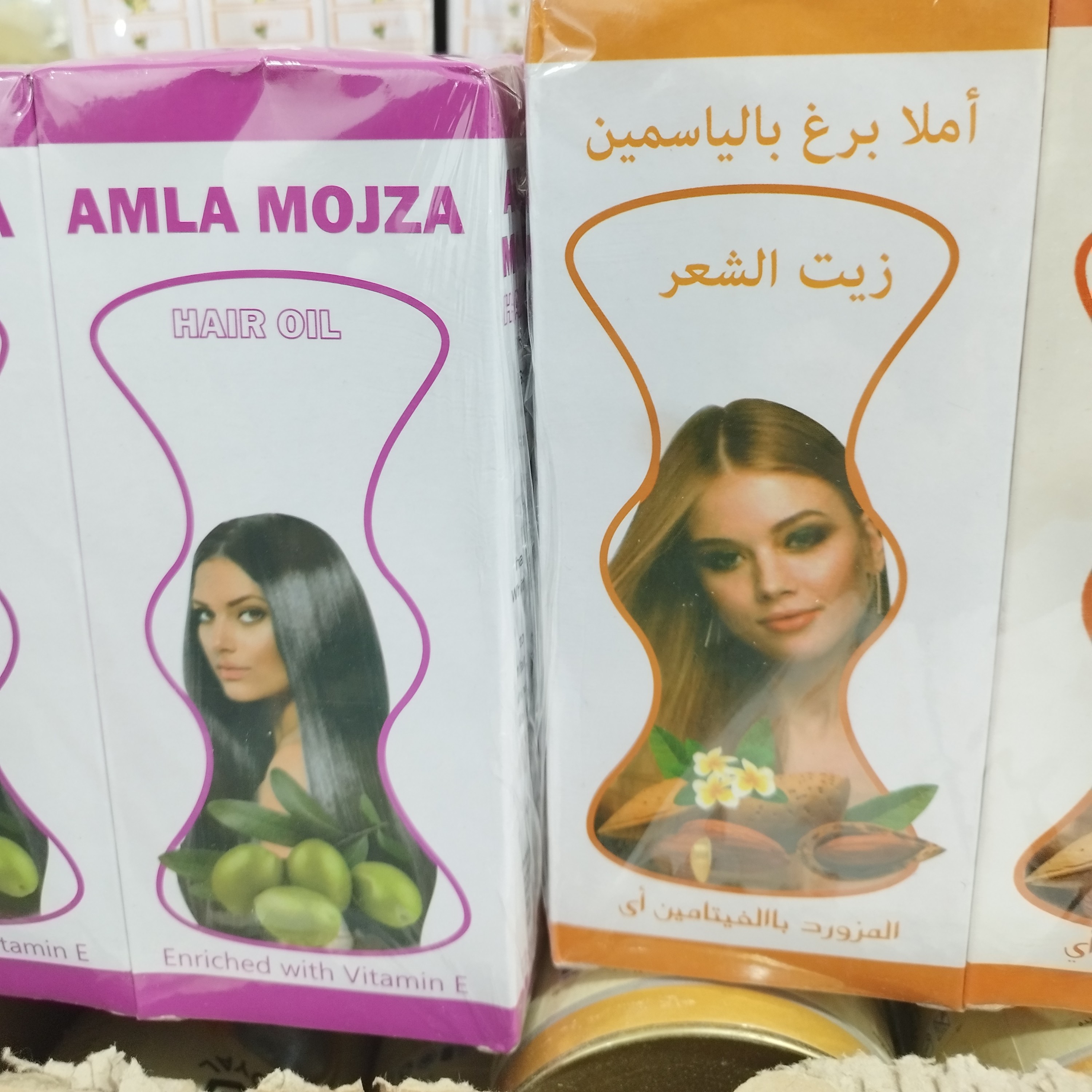 روغن  مو املا  زیتون و بادام 160 میل