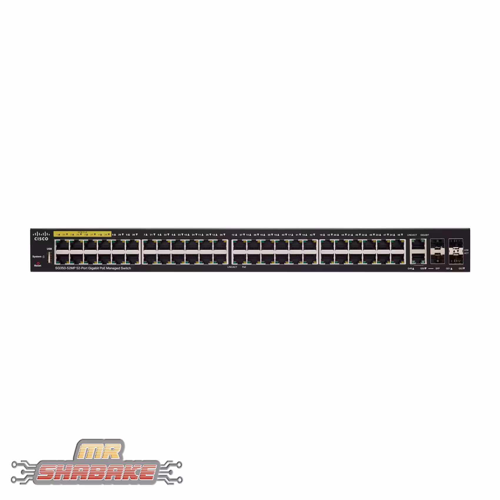 قیمت و خرید سوئیچ سیسکو SG350-52MP | مسترشبکه