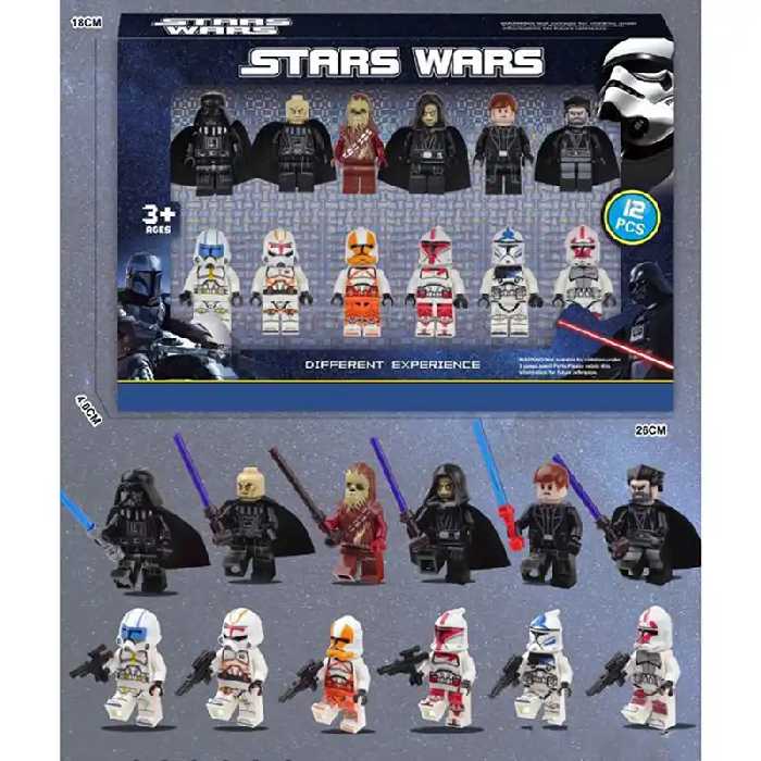 مینی فیگور لگو 12 عددی طرح جنگ ستارگان کد 22637