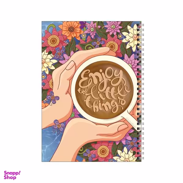 دفتر مشق 50 برگ بامبیلیپ طرح زمان خوردن قهوه کد 1360376