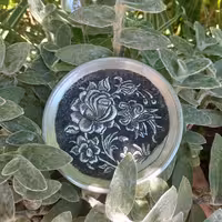 قلم زنی  دیوار کوب 15 سانتی طرح گل 