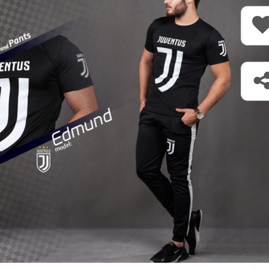 ست تیشرت و شلوار مردانه مدل edmond