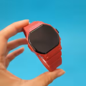 ساعت ال ای دی دخترانه و پسرانه قرمز LED