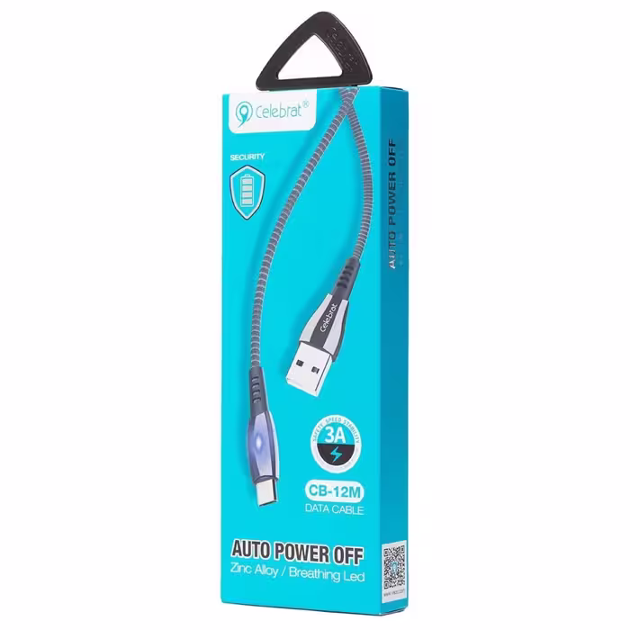 کابل تبدیل USB به microUSB سلبریت طول 1 متر دارای قطع کن خودکار روی 100 درصد