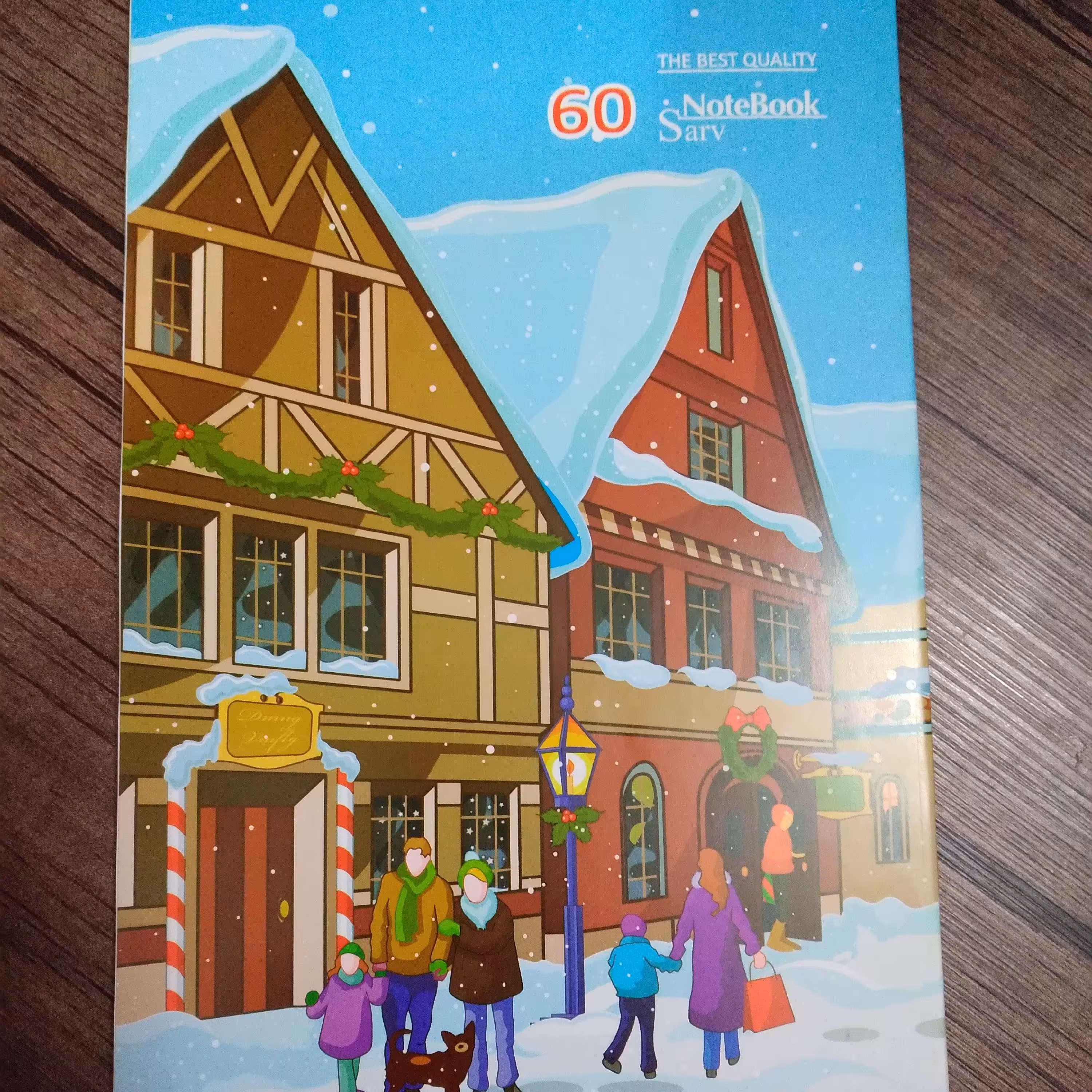 دفتر مشق 60 برگ دولتی ته منگنه جلد گلاسه