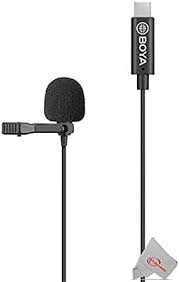 میکروفون تایپ سی بویا BOYA By-M3 Clip-on Omnidirectional Lavalier Microphone