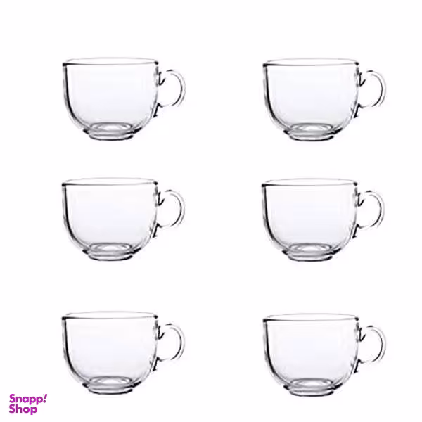 استکان لومینارک مدل لاله کد 16 بسته 6 عددی