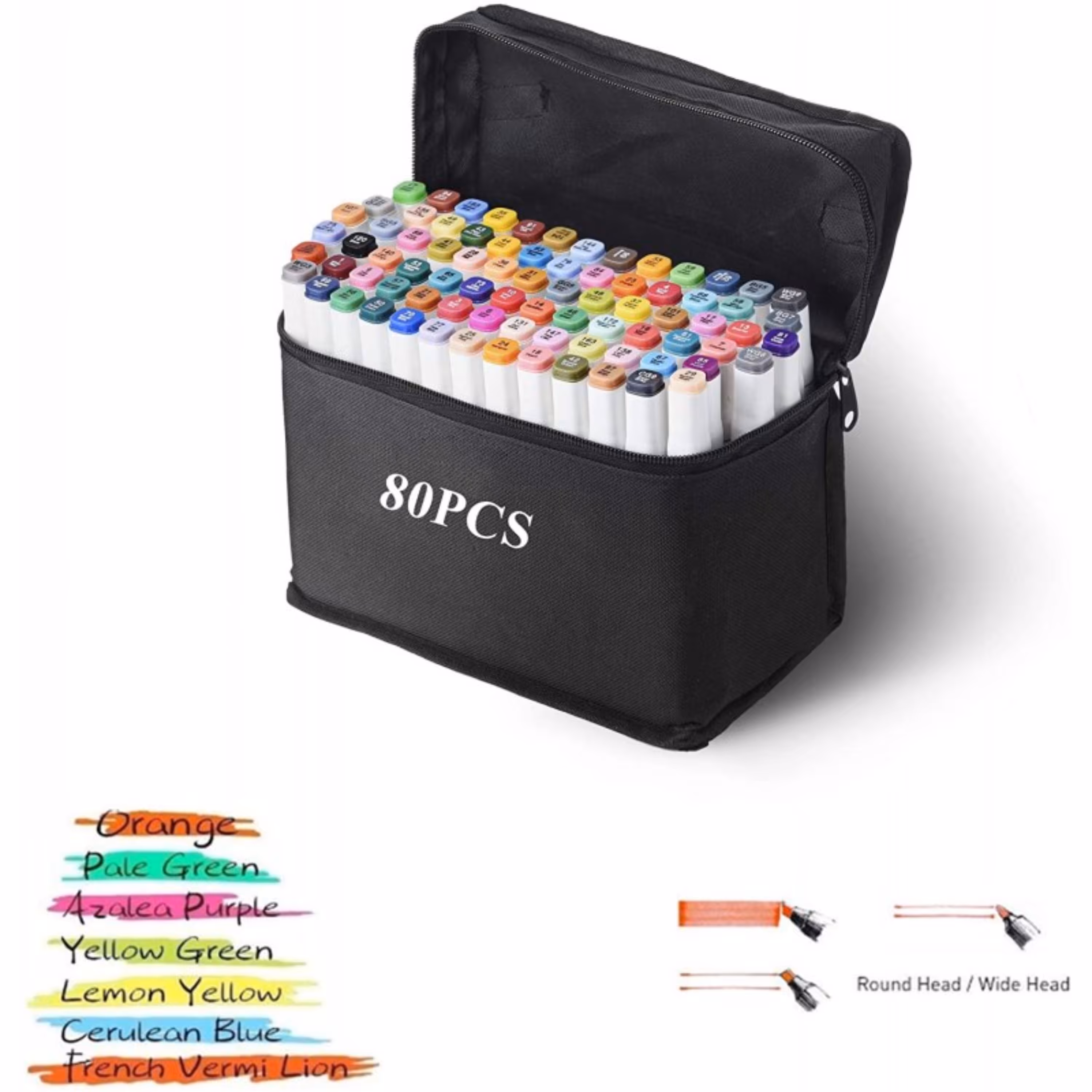 ماژیک راندو نیو تاچ  بسته 80 عددی بدنه سفید