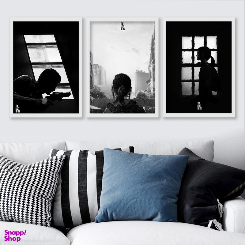 تابلو صبا طرح مدل Last of us کد sw مجموعه 3 عددی