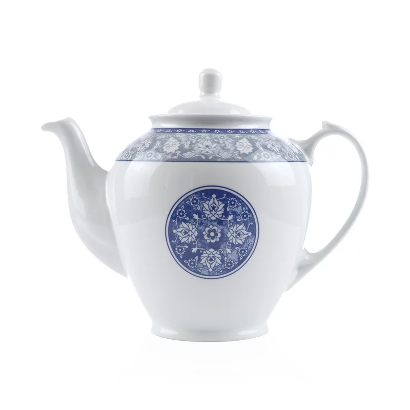 قوری هیئتی چینی زرین طرح اصفهان (سایز 16)