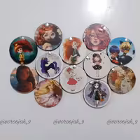 آینه جیبی گرد کوچک. جنس چوبی. با طرح های متنوع و زیبا