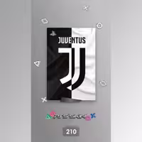 اسکین برچسب PS5 طرح Juventus