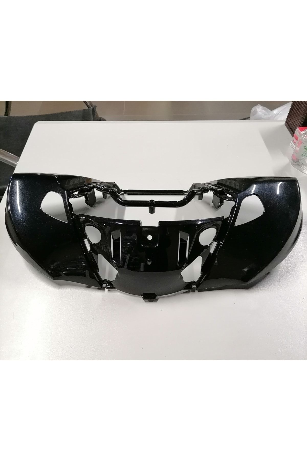 ست بدنه موتورسیکلت مشکی XENTER HANDLEBAR SHIELD HEAD GREENAGE ORIGINAL 52SF614300P0 Yamaha