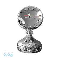 ساعت رومیزی تزئینی پایه دار فلزی