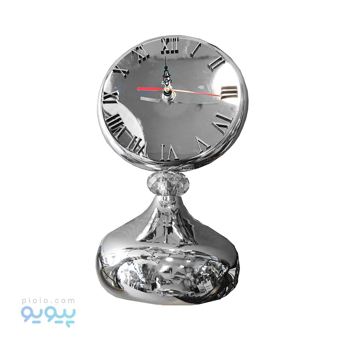 ساعت رومیزی تزئینی پایه دار فلزی
