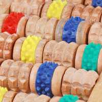 ماساژور کف پا چوبی مدل دستی غلطکی مناسب کف پا یوگینی