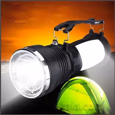 چراغ قوه 3 حالته شارژی مدل HEL-2881T