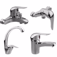 ست شیرآلات صدف کروم