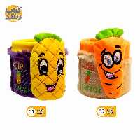 جا قلمی خز دار فانتزی طرح میوه