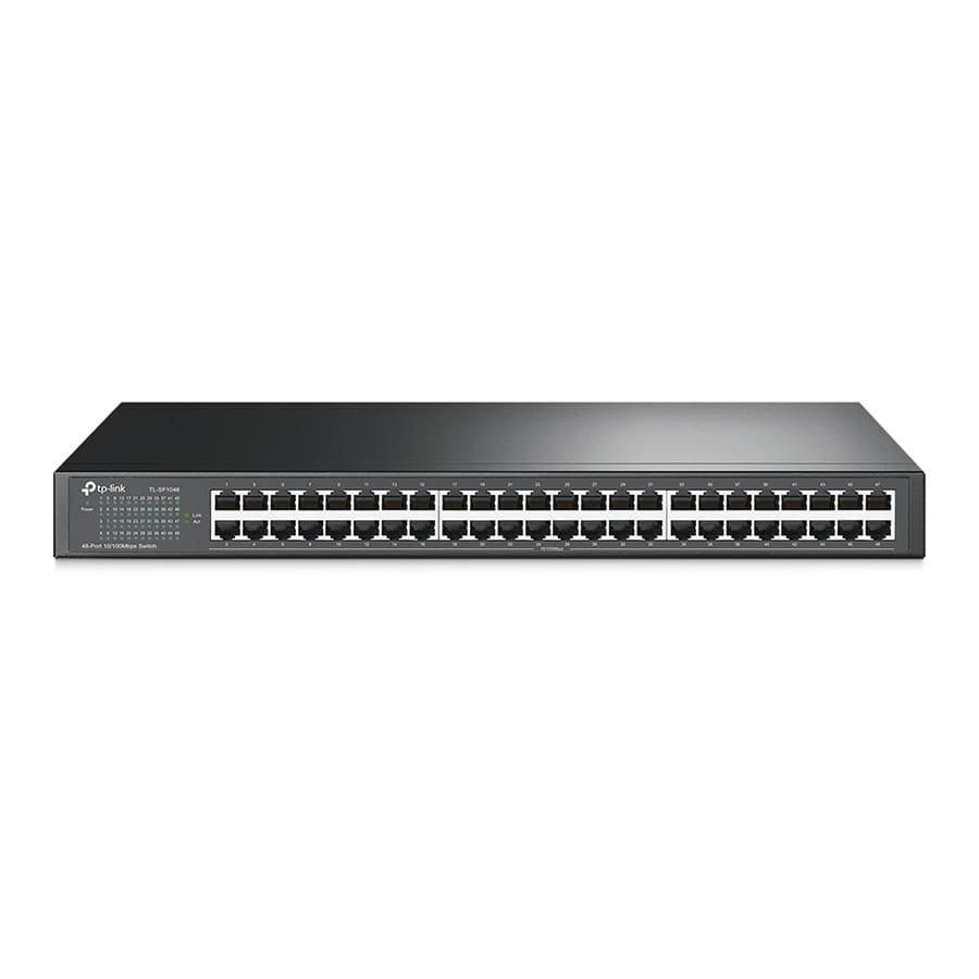 قیمت و خرید سوييچ 48 پورت مگابيت و رکمونت تی پی لینک مدل TL-SF1048 | یاس ارتباط