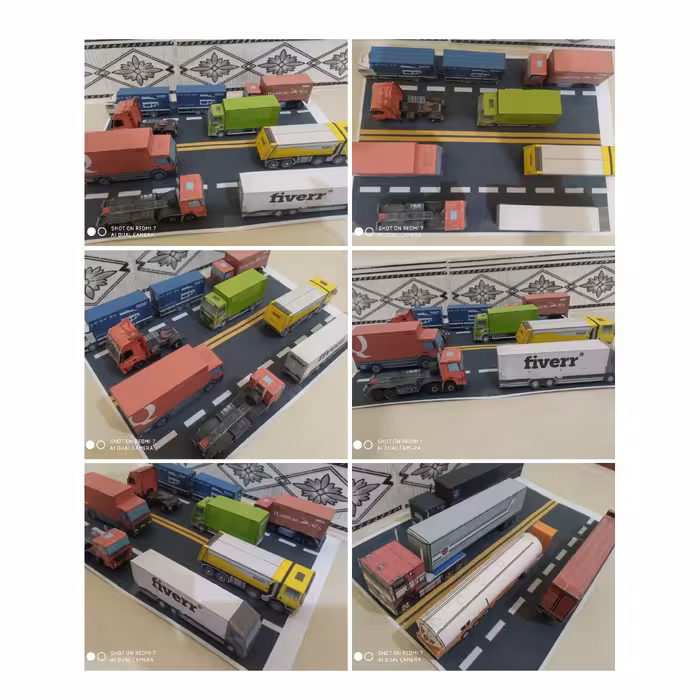 کیت ساخت ماکت ماشین سنگین