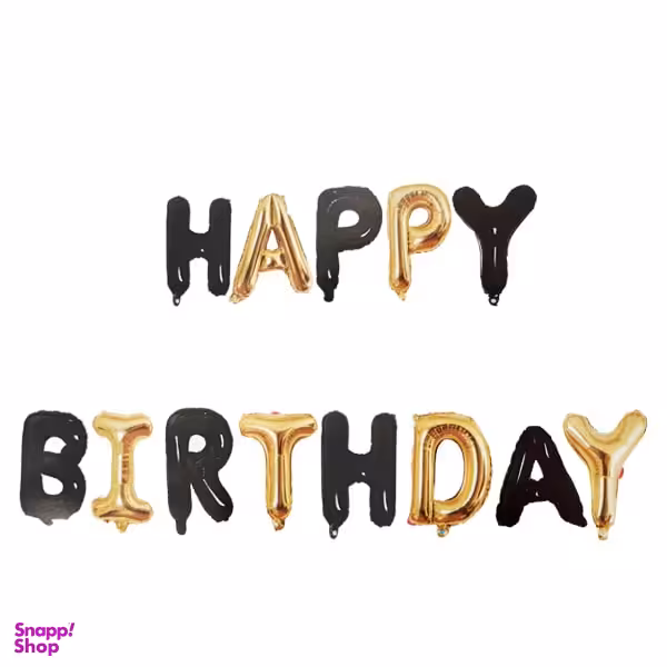 بادکنک طرح هپی برزدی کد 002 مجموعه 13 عددی