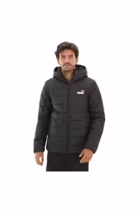 کاپشن سفید مردانه 848938 01 کت مشکی کلاهدار Ess Puma