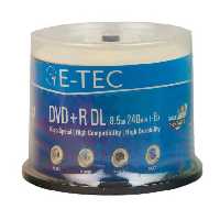 دی وی دی خام ایتک مدل DVD 9 بسته 50 عددی 8.5 گیگابایتی