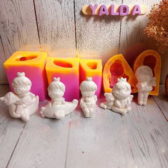 قالب سیلیکونی ست پنج تایی شازده کوچلو 