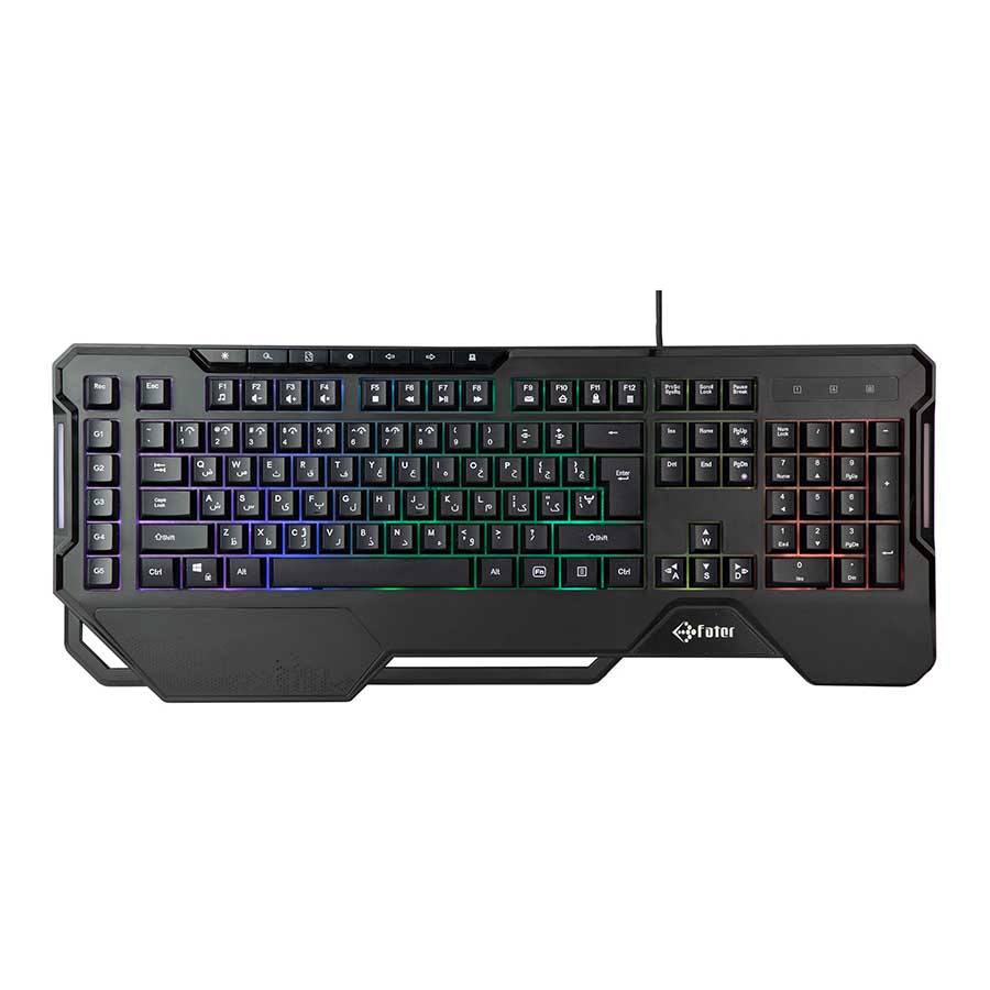 قیمت و خرید کیبورد باسیم فاطر مدل KCR-7000B | یاس ارتباط
