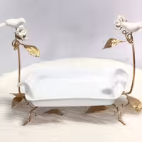 شیرینی خوری سرامیکی گل گنجشک 