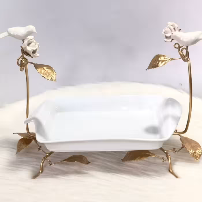 شیرینی خوری سرامیکی گل گنجشک 