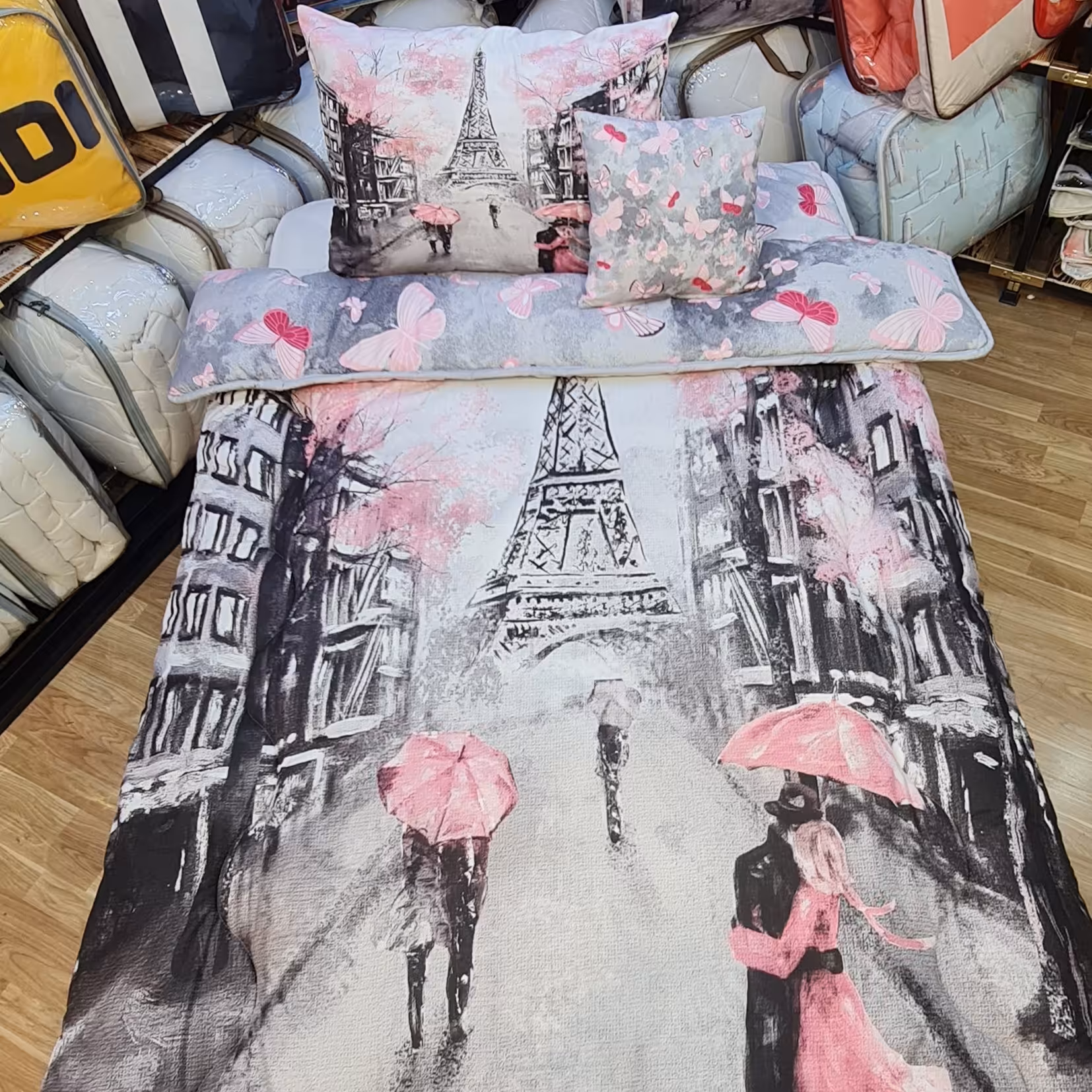 رو تختی 4 تیکه سه بعدی تمام چاپ با پارچه تنسل (میکرو) ضمانت 3 ساله