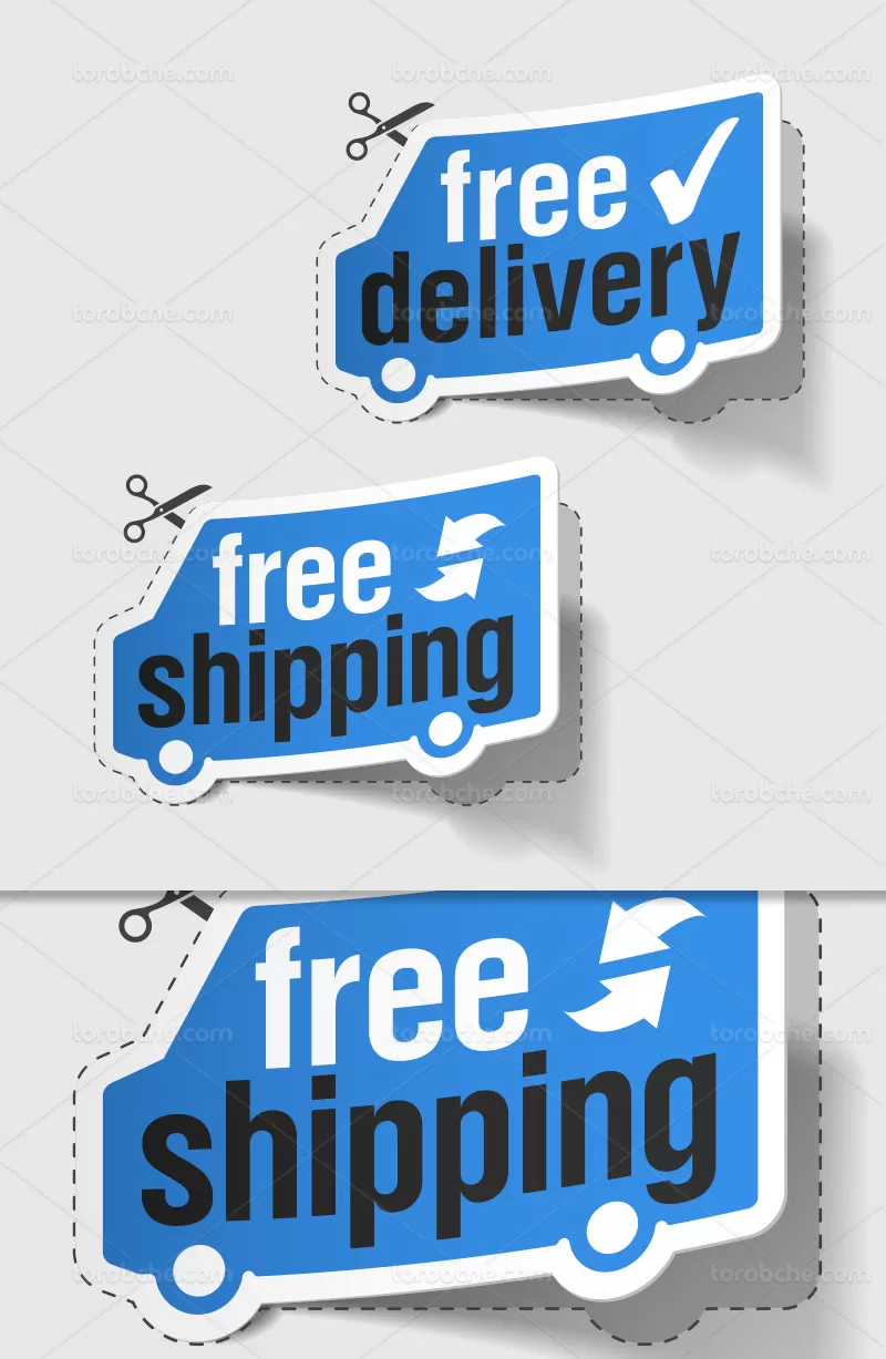 وکتور لیبل پیک موتوری | گرافیک با طعم تربچه