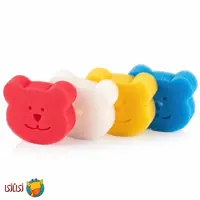 اسفنج حمام رنگی کودک اله له بسته 4 عددی MIX