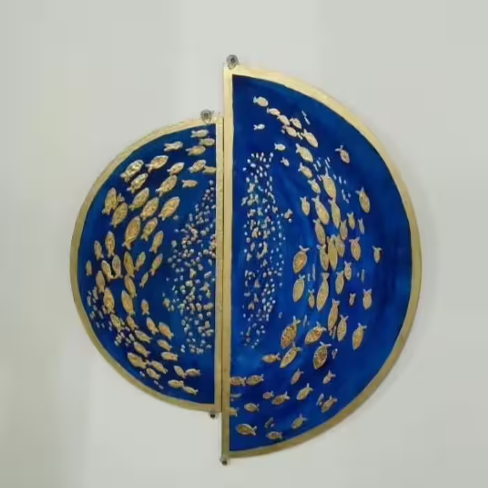 تابلو ماهی انتزاعی