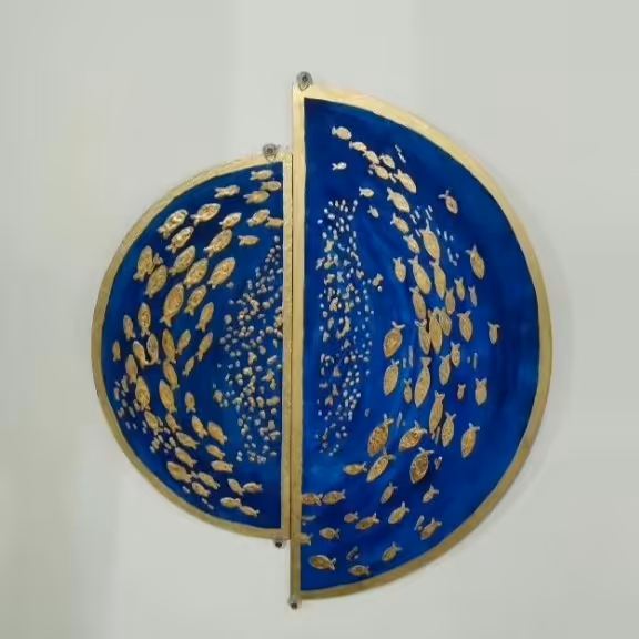 تابلو ماهی انتزاعی