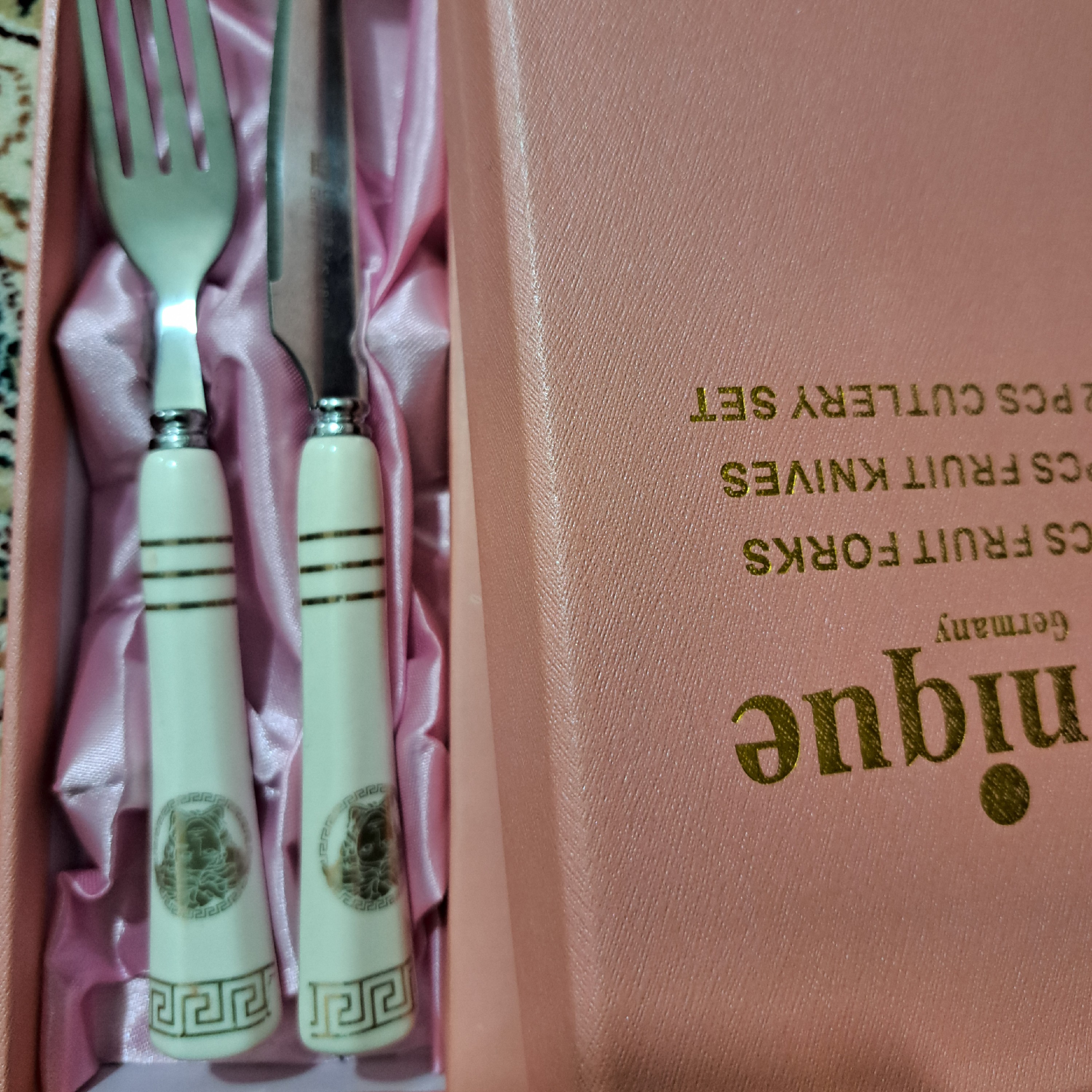 سرویس کارد و چنگال سرامیکی یونیک مدل ورساچ