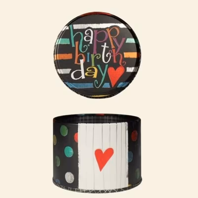 جعبه هدیه مریخ هشت طرح Happy birthday