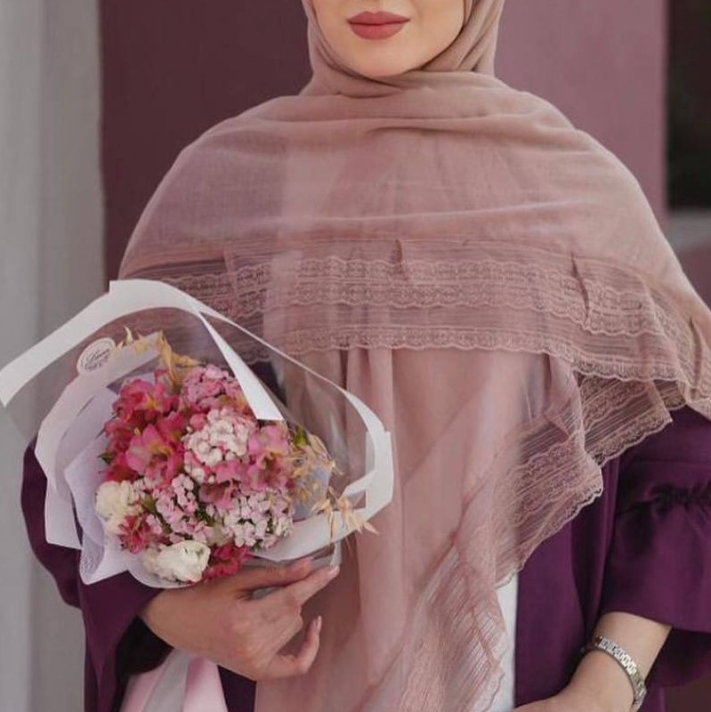 روسری سوپر نخ حاشیه گیپور 5 کد52130