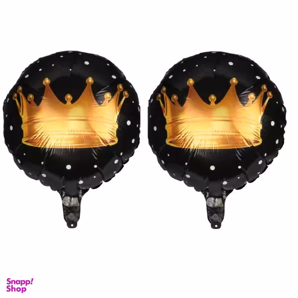 بادکنک فویلی طرح تاج King بسته 2 عددی