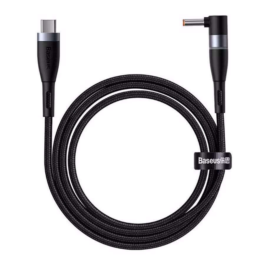 قیمت و خرید کابل تبدیل 2 متری USB-C به سوزنی DC بیسوس مدل Zinc Magnetic CATXC-T01 | یاس ارتباط