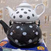 کتری قوری لعابی ام ار اس ساخت ایران و کتری 2لیتر قوری 1 لیتر