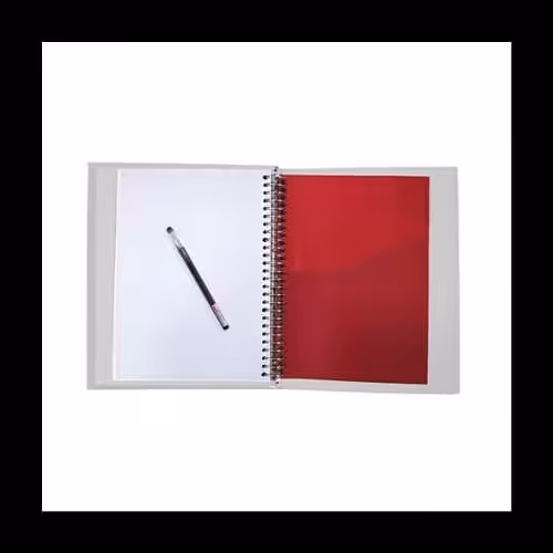 دفتر کلاسوری جلد سخت 100 برگ پاپکو PN_6180