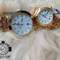 ست ساعت زنانه و مردانه  جنس بدنه استیل و ضدآب و ضد حساسیت