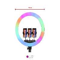 رینگ لایت عکاسی و تولید محتوا MJ18 RGB Ring Light